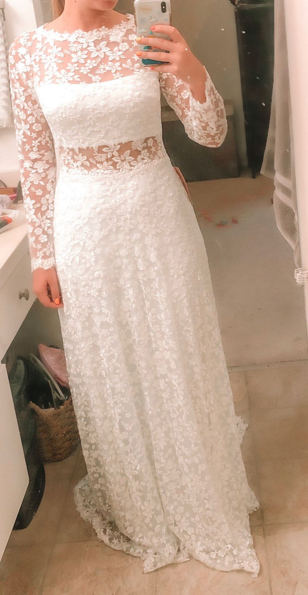 BHLDN Celestine Gown by Tadashi Sjoji – Nearly Newlywed