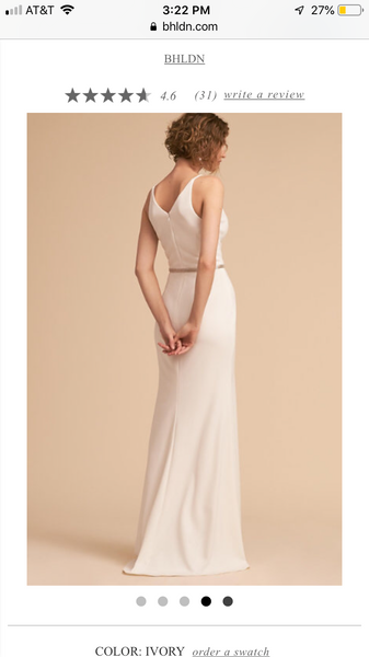 Bhldn jones dress sales review