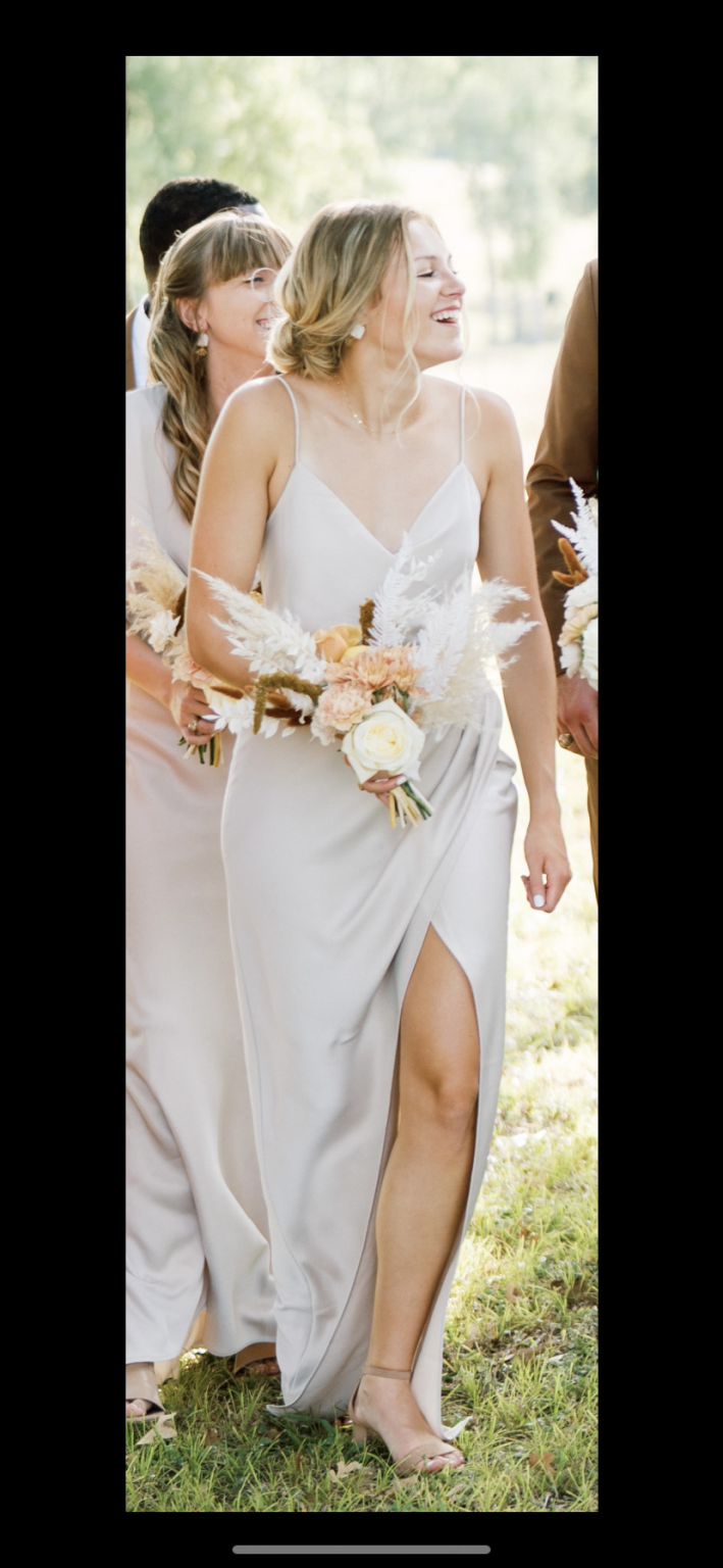 Bhldn sales champagne dress