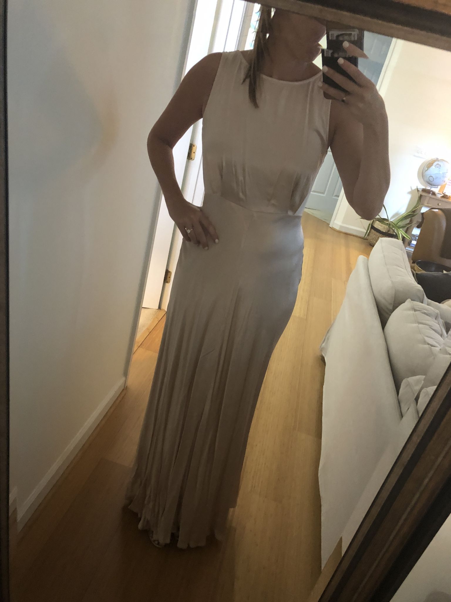 BHLDN Ghost London Alexia Dress Nearly Newlywed