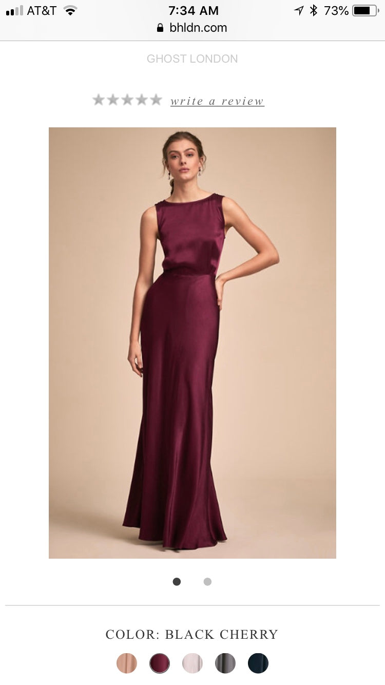 BHLDN Ghost London Alexia Style No. 46321907 Nearly Newlywed