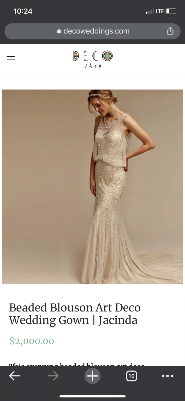 BHLDN Jacinda Gown – Nearly Newlywed