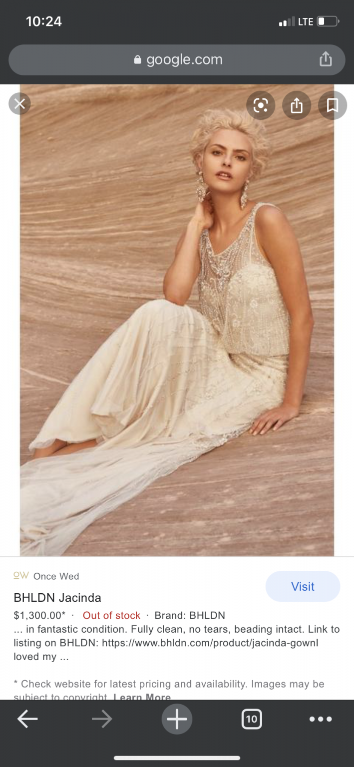 BHLDN Jacinda Gown Nearly Newlywed