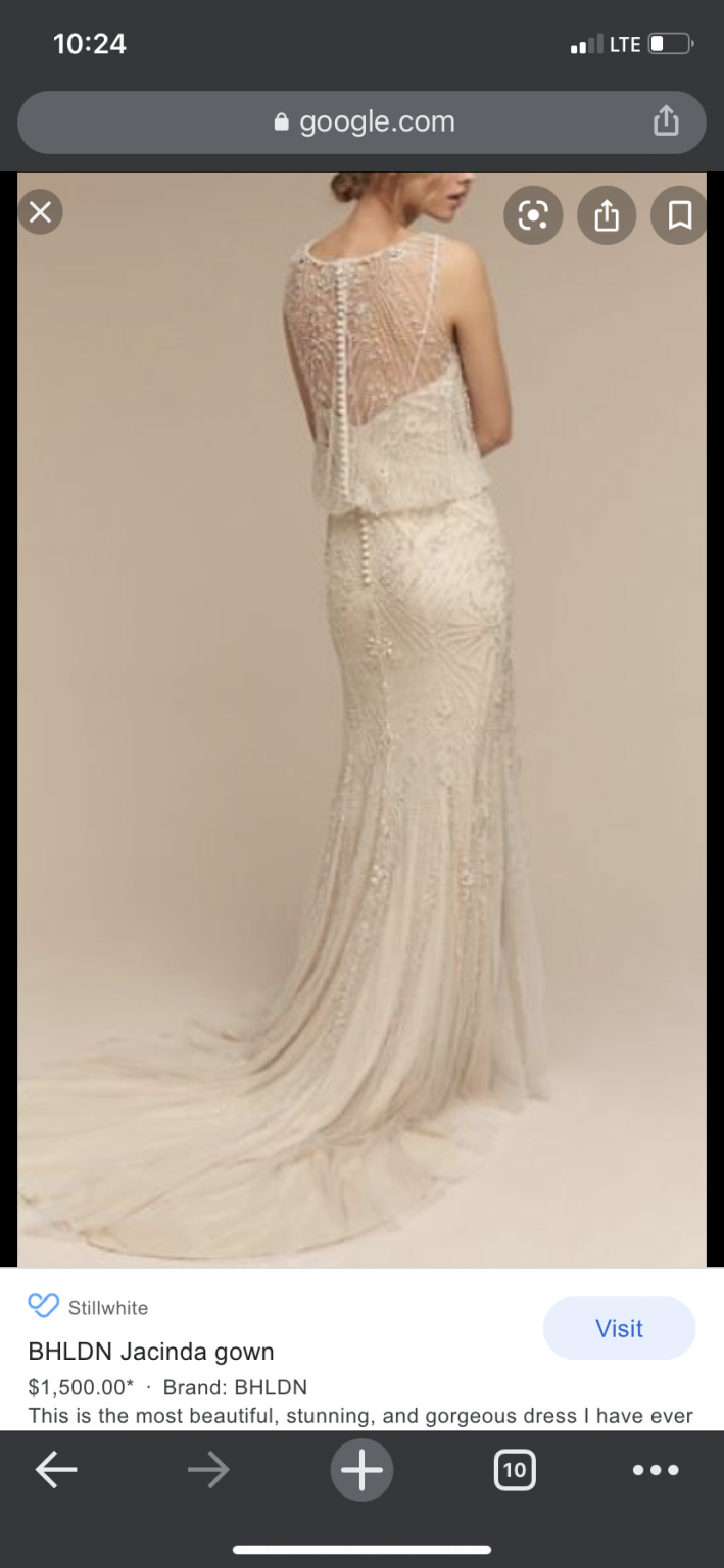 BHLDN Jacinda Gown Nearly Newlywed