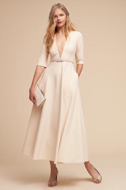 BHLDN Kennedy Gown – Nearly Newlywed