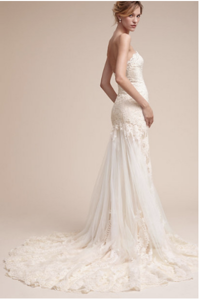 BHLDN Leigh Gown Ivory Cream 39250873 PreOwnedWeddingDresses