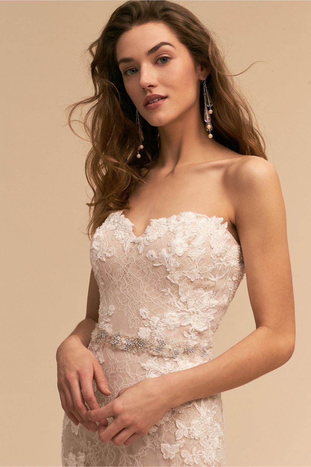 BHLDN Whispers Echoes Lombardy Gown โ Nearly Newlywed