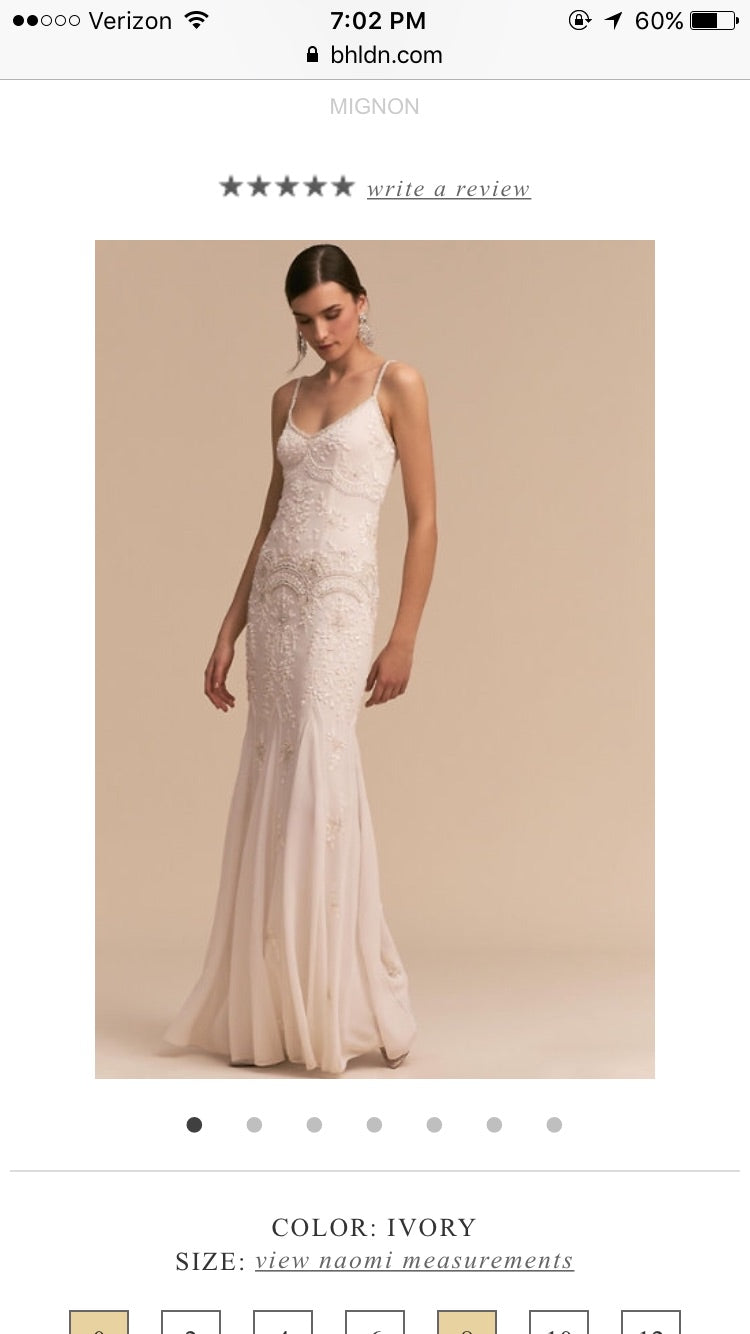 Bhldn shop naomi gown