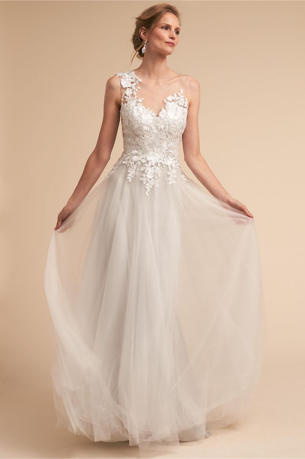 Adinas Bridal Lace Bhldn Devon Dress BHLDN Marsden