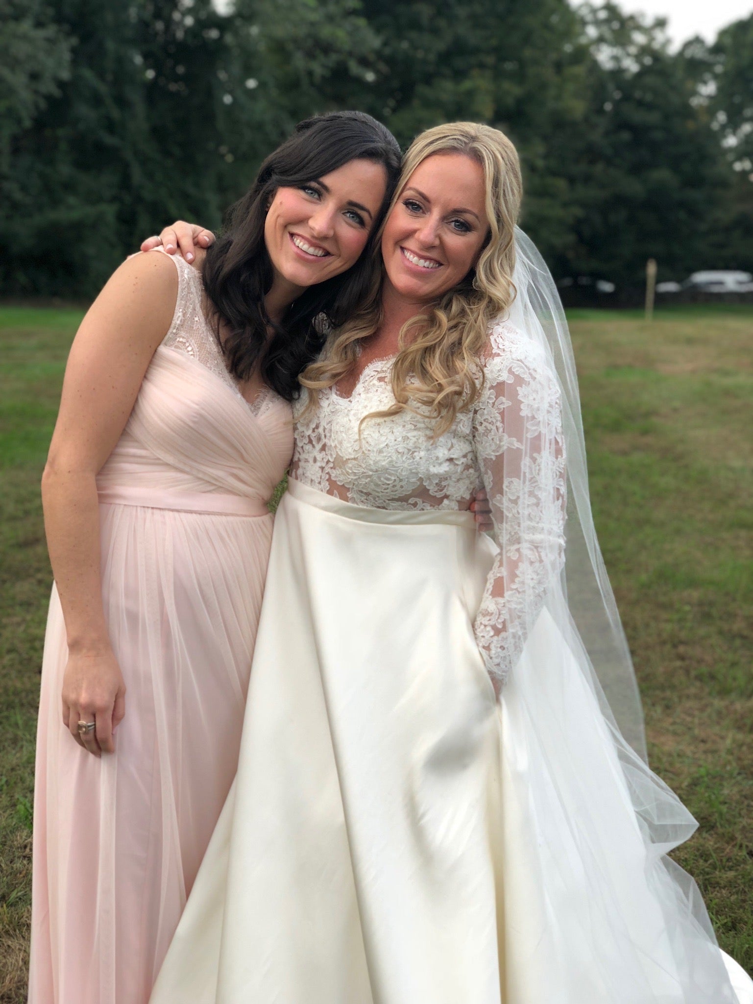 BHLDN Size 4, Bridesmaid BHLDN Fleur Dress by Hitherato (Blush)