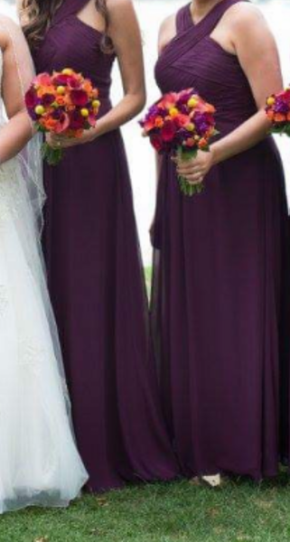 Eggplant Bridesmaid Dresses Bill Levkoff