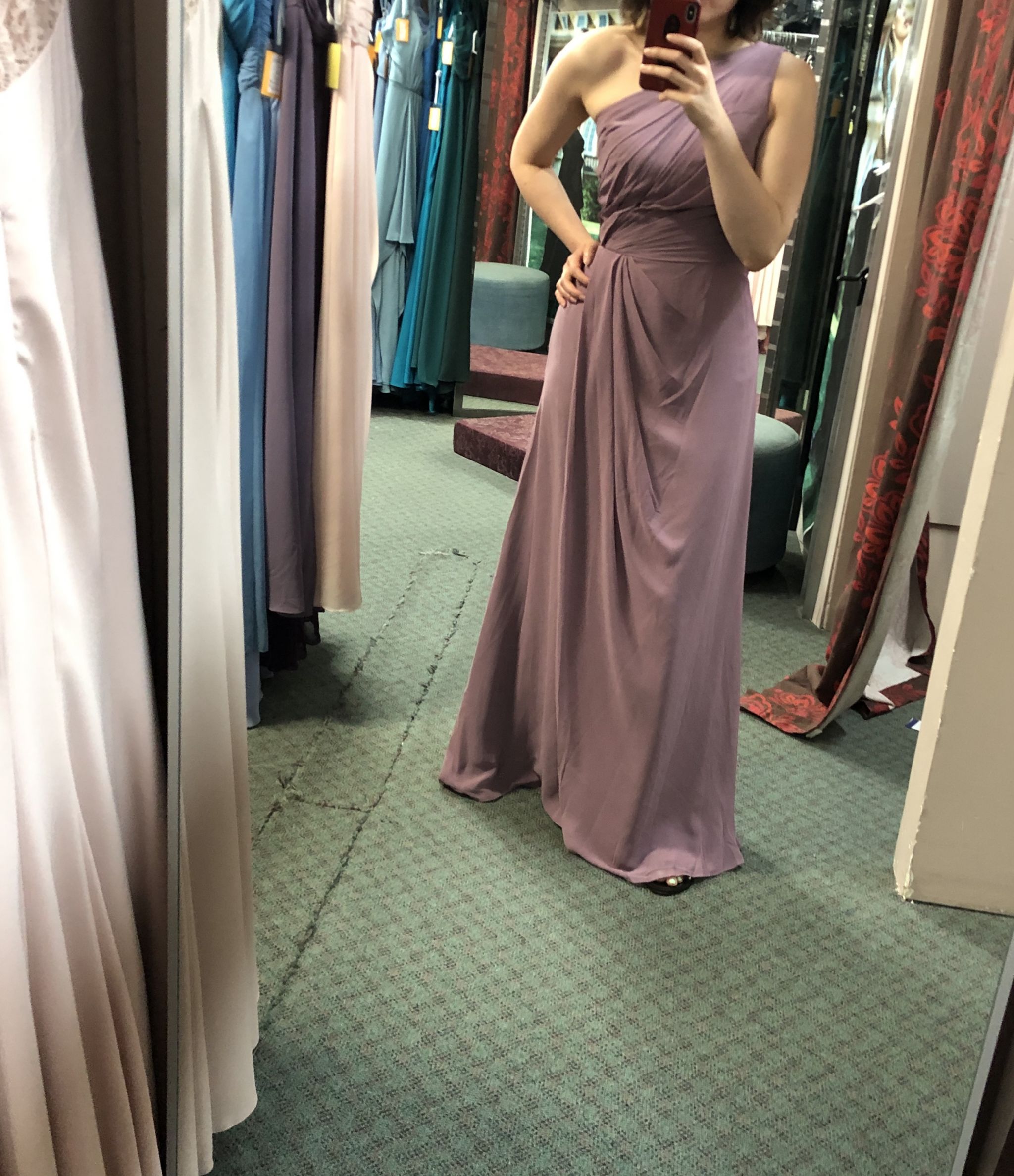 One Shoulder Bridesmaid Dresses Bill Levkoff