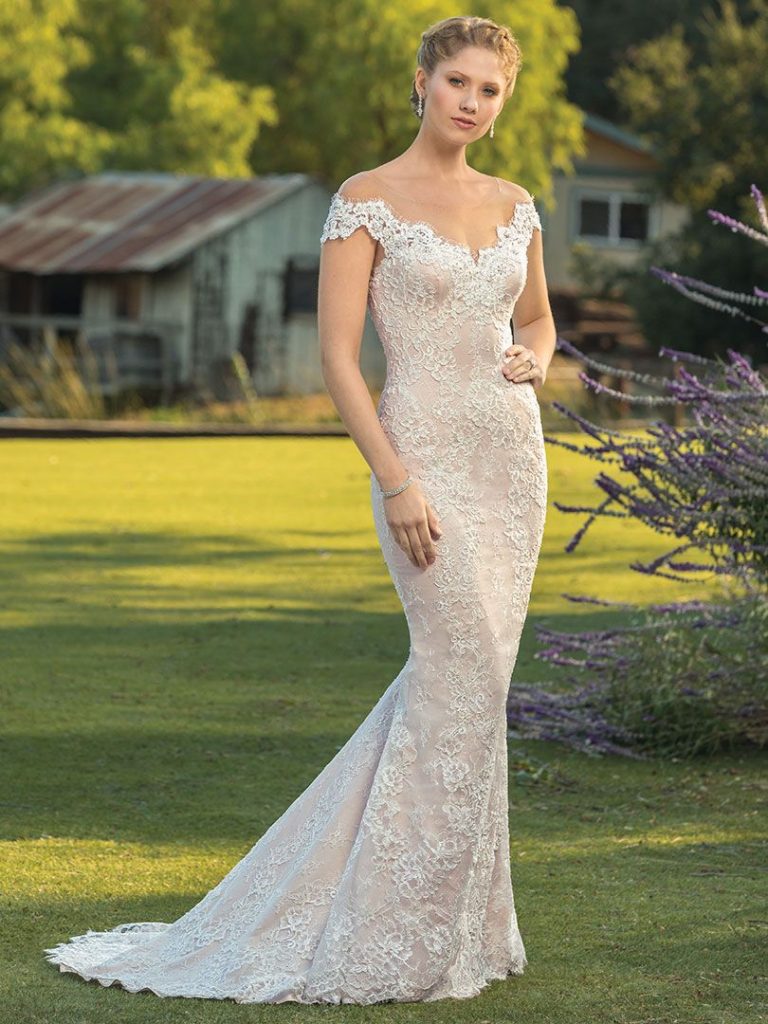 casablanca off the shoulder wedding dress Casablanca BL279 – Nearly Newlywed