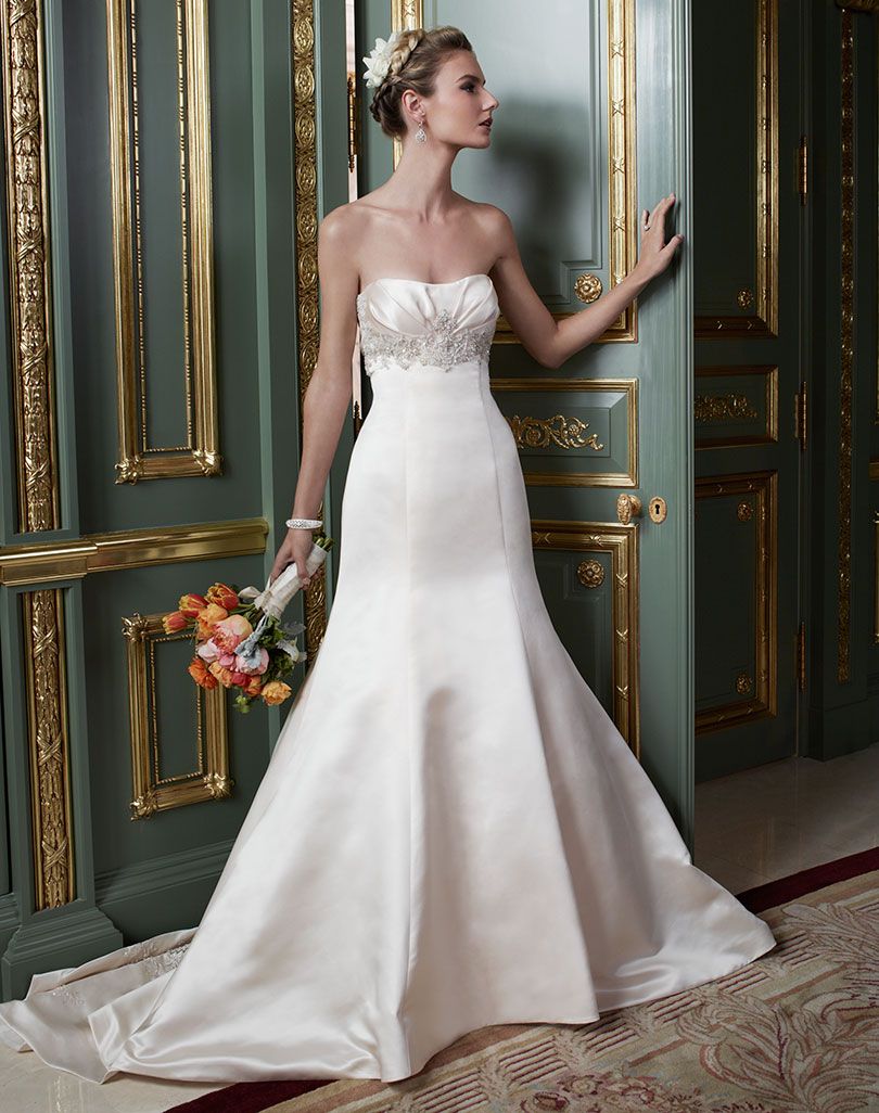 casablanca champagne wedding dress Casablanca Bridal | Miosa Bride - Masie