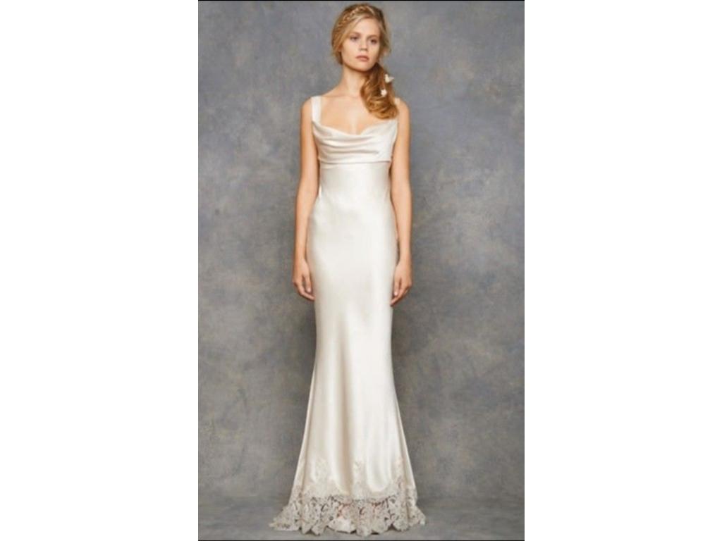 David Fielden Sheath Wedding Dress