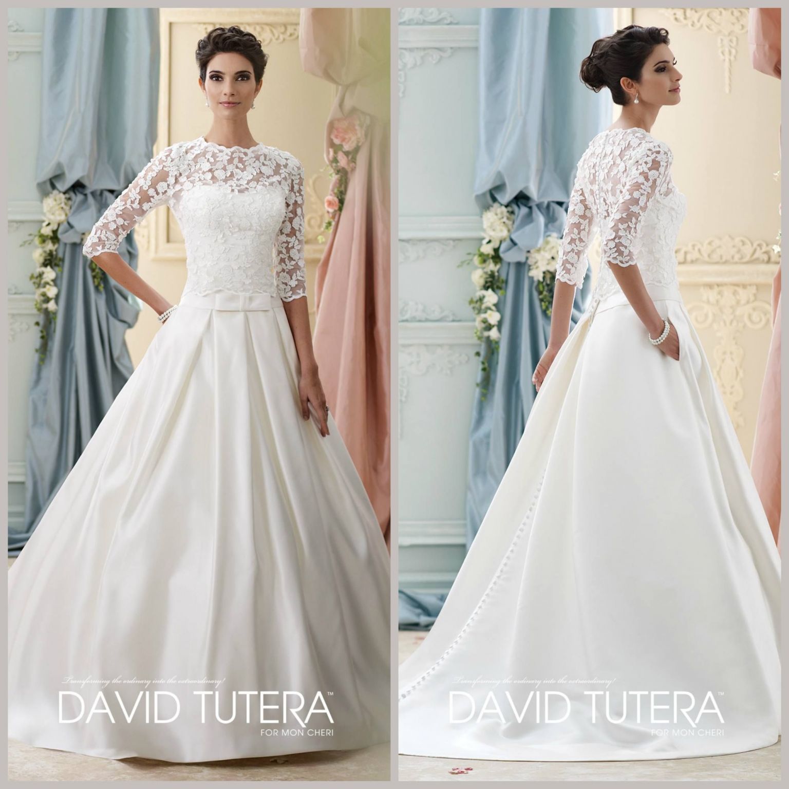 navy blue dress for baby girl David Tutera Bridal Collections at shopfoxylady.com Martin Thornburg Bridal  215264 Foxy Lady, Myrtle Beach SC, Prom, Pageant, Mother of the Bride,  Bridal, Boutique wear