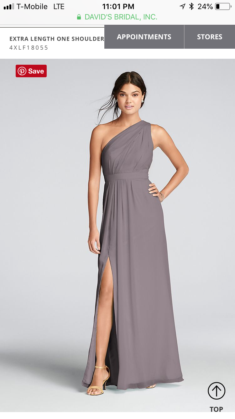 David's bridal portobello fashion dress