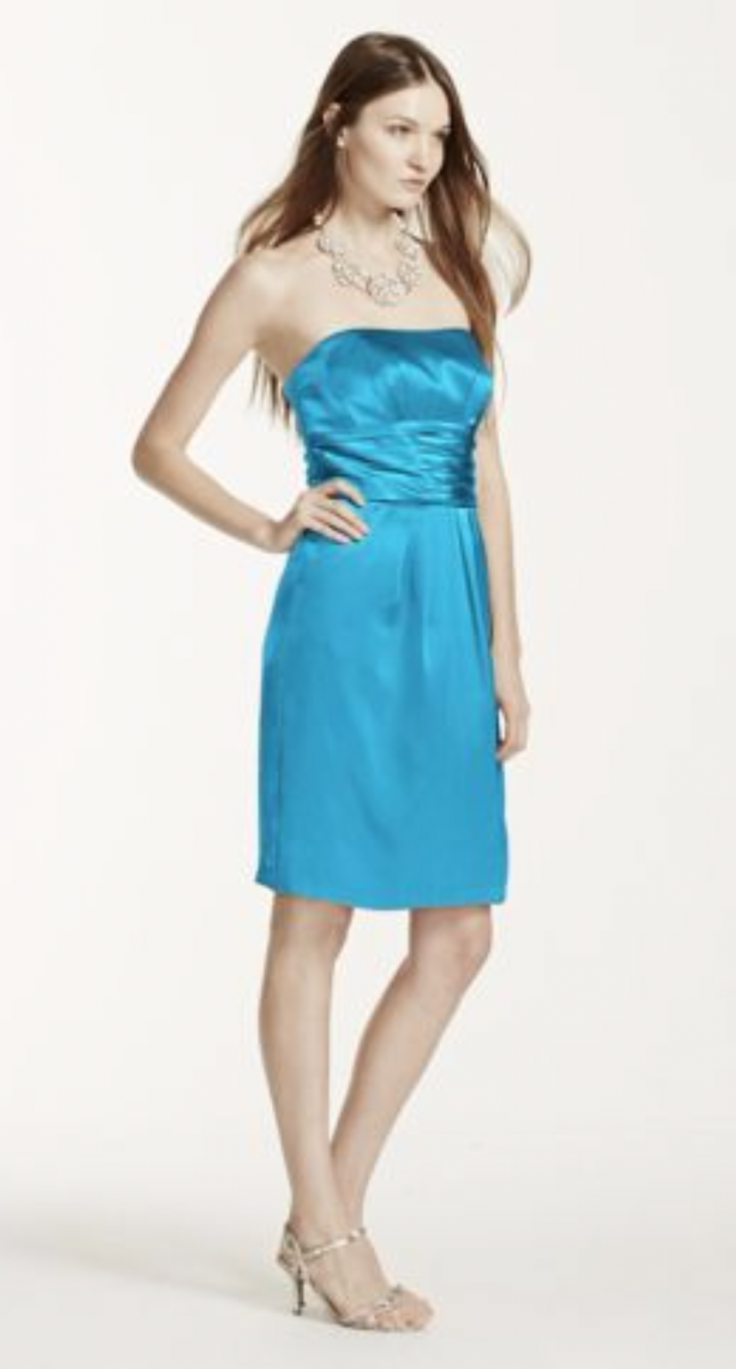 David's bridal 2025 malibu blue