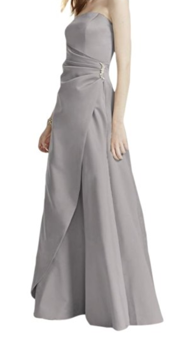 Mercury Gray Mother of the Bride Dress