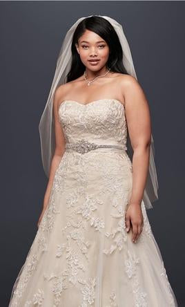 David's Bridal 9v8537