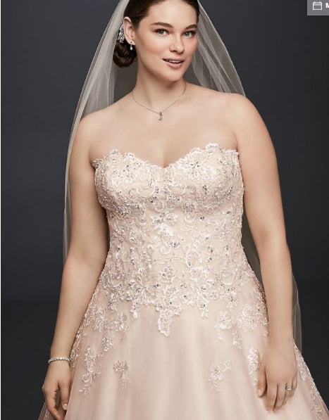 David's Bridal 9V3836 – Nearly Newlywed