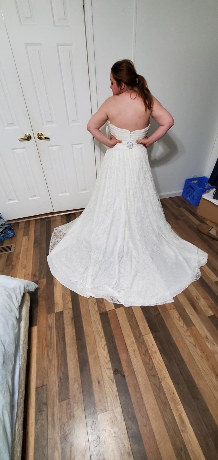 David's Bridal 9WG3829 IVORY – Nearly Newlywed - Main Image