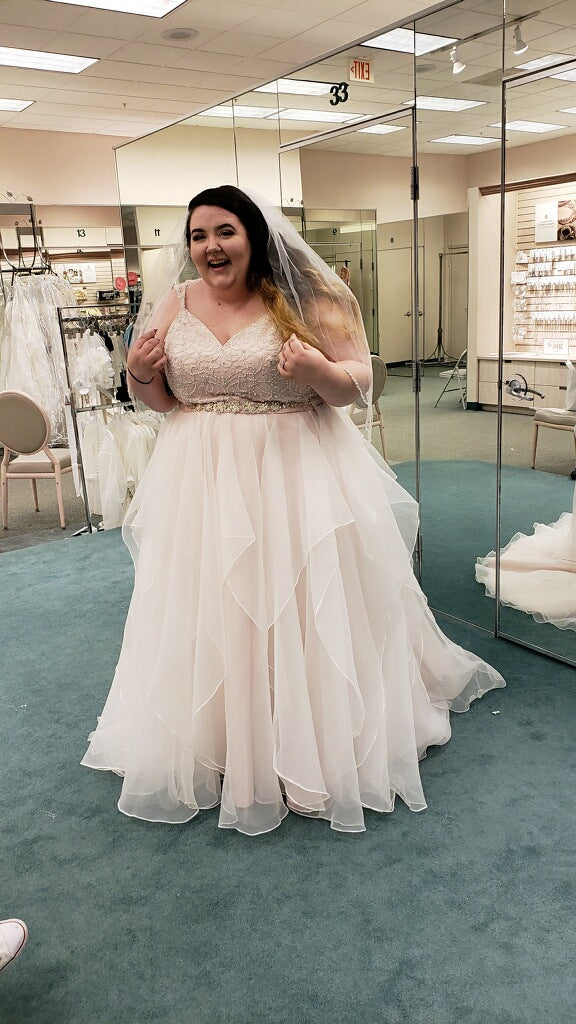 david's bridal plus size bridesmaid dresses Satin Davids Formal Wear 13 Two-In-One Plus Size Wedding Gowns (We Plus Size David's Bridal Warehouse