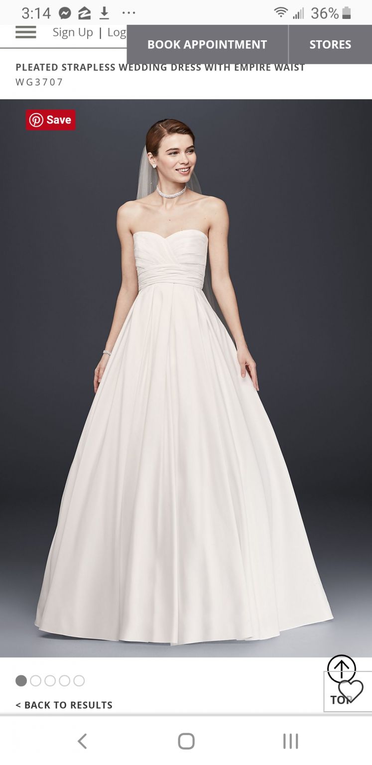 David's Bridal WG3707 – Nearly Newlywed - Main Image