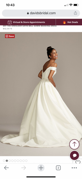 David s Bridal WG3979 PreOwnedWeddingDresses