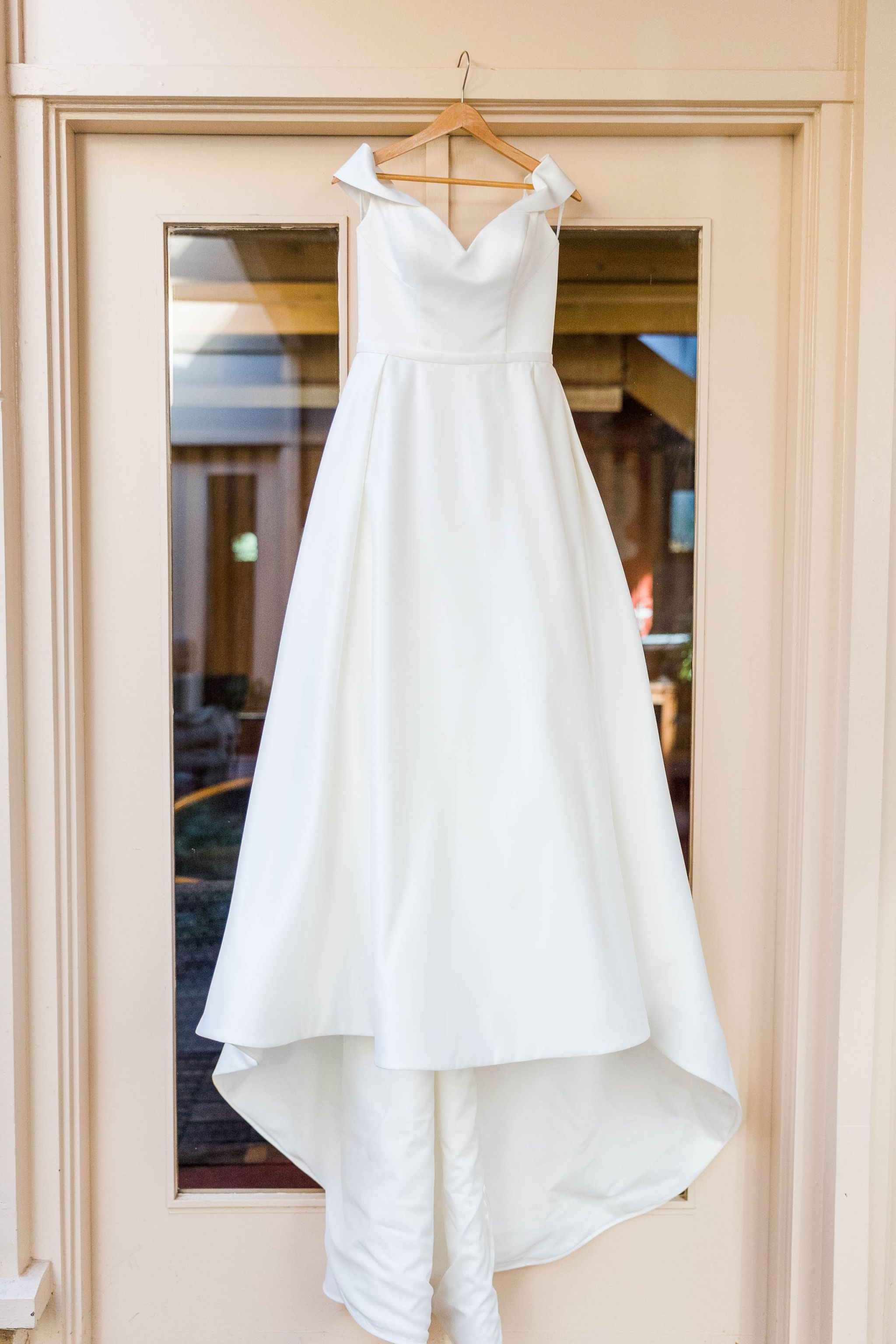 David's bridal high low wedding outlet dress