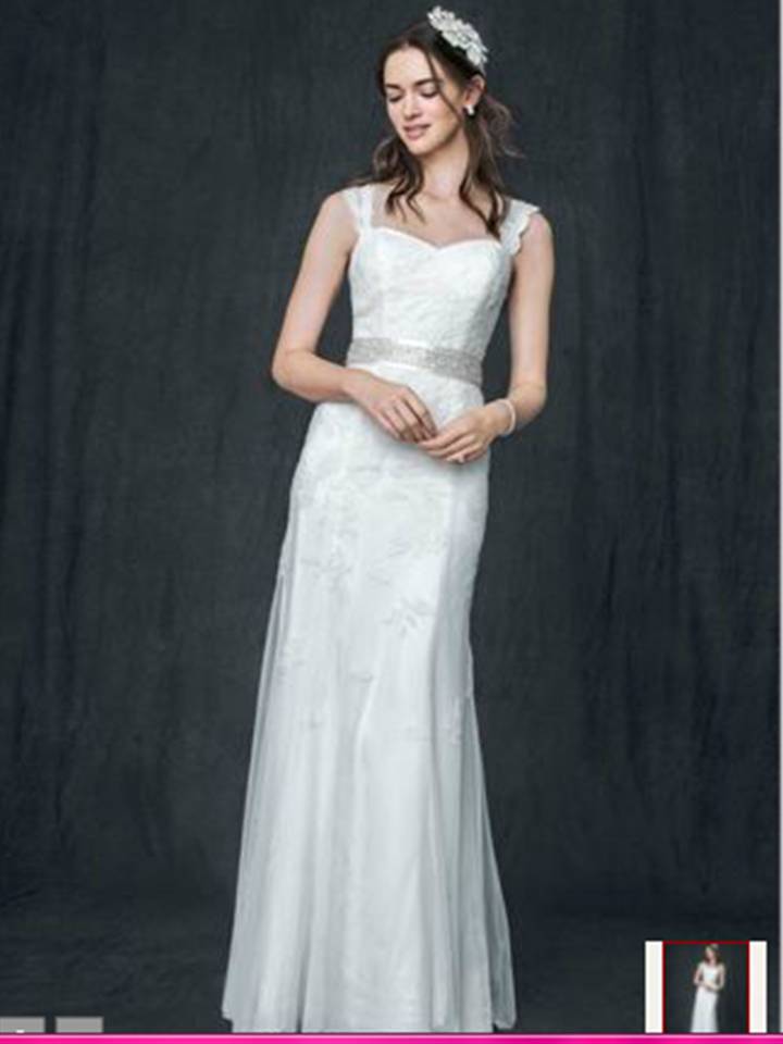 David's bridal outlet keyhole dress