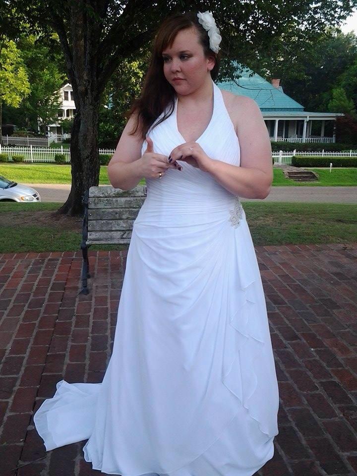 Davids Bridal Halter Dress