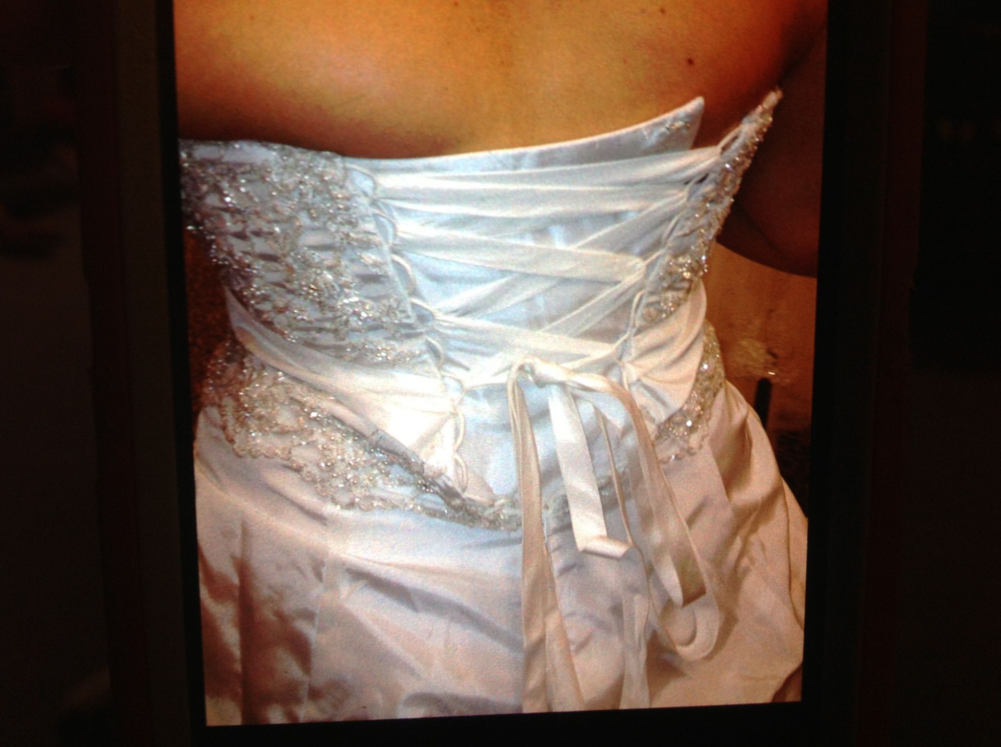 David's bridal sales corset dress