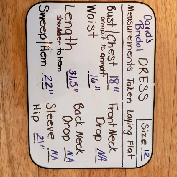 David s Bridal Dress Size Chart