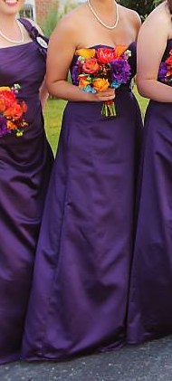 David's Bridal Black And Orange Bridesmaid Dresses Save Big