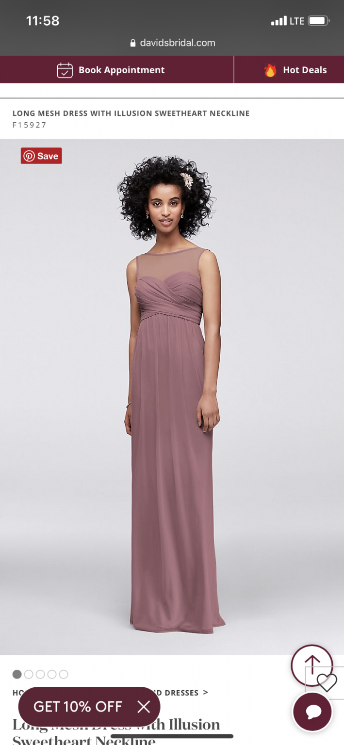 David's bridal f15927 outlet