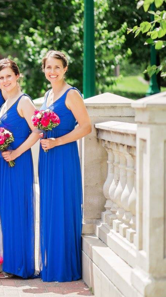 David's bridal sales horizon blue dress