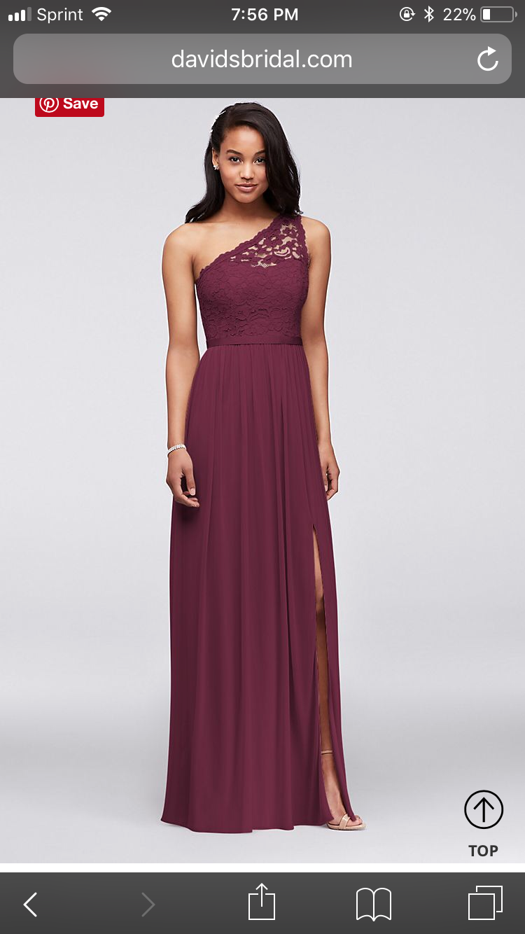 burgundy dress davids bridal DAVIDS BRIDAL HOMECOMING/PROM DRESS, cowl neck with