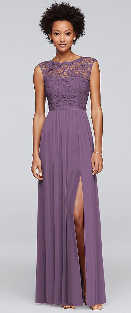 Bridal Bridesmaid Dress Wisteria Color David's Bridal