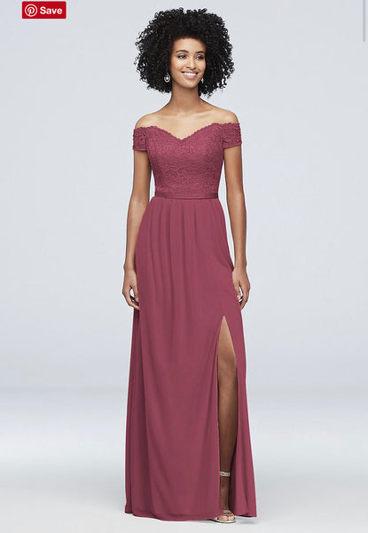 David's bridal chianti outlet dress