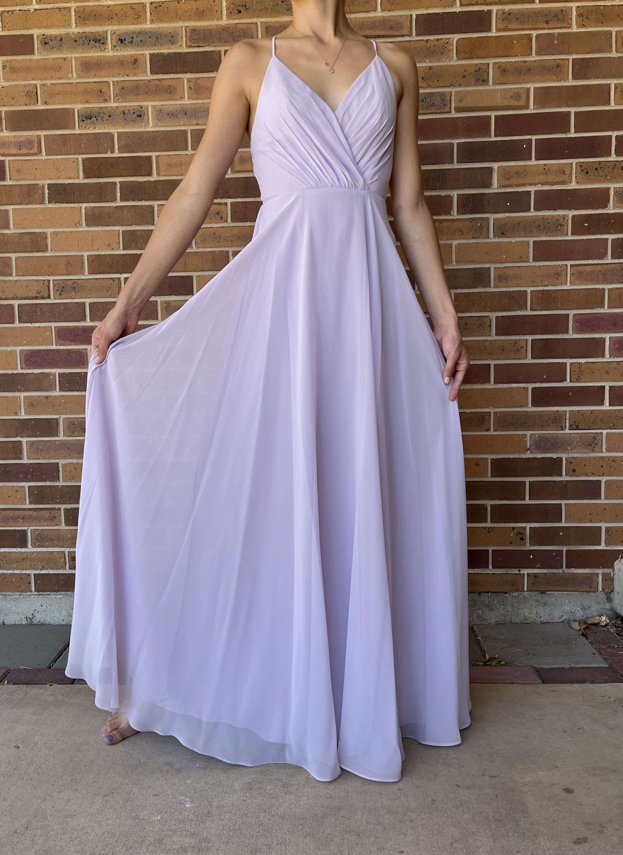 David's bridal lilac bridesmaid dress best sale