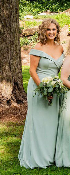 Buying david's bridal sage green bridesmaid dress - Official Online Store