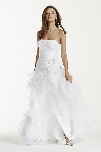 David's bridal store high low