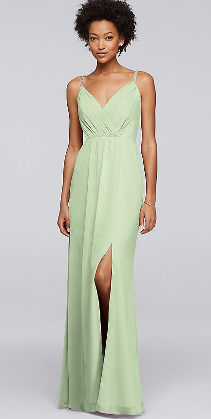 David's bridal 2025 beaded bridesmaid dress