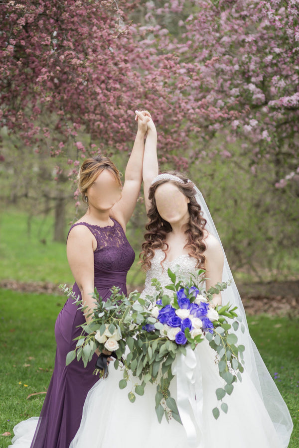 Purple Bridesmaid Wisteria Color David's Bridal Wisteria