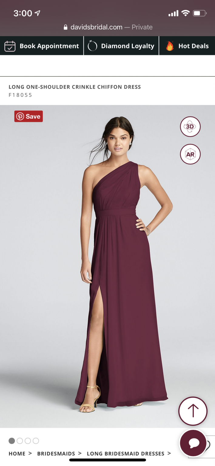 David's bridal f18055 deals