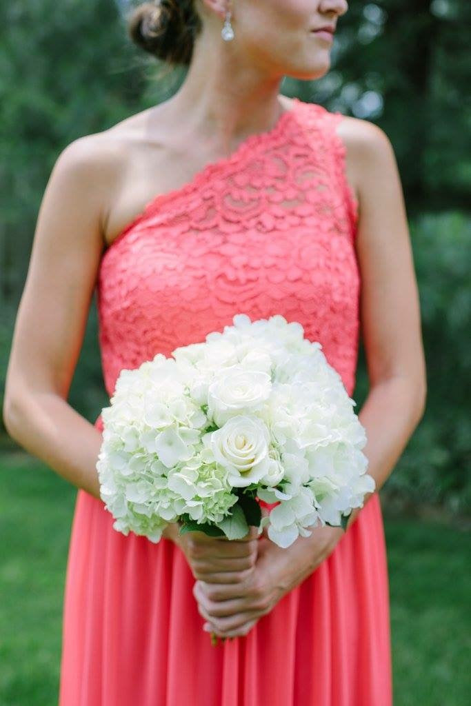 David s Bridal Guava Dress