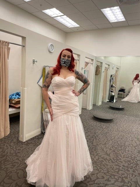 Bridal Party David's Bridal Blush Pink Bridesmaid Dress