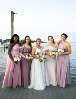 David's bridal quartz bridesmaid on sale dress