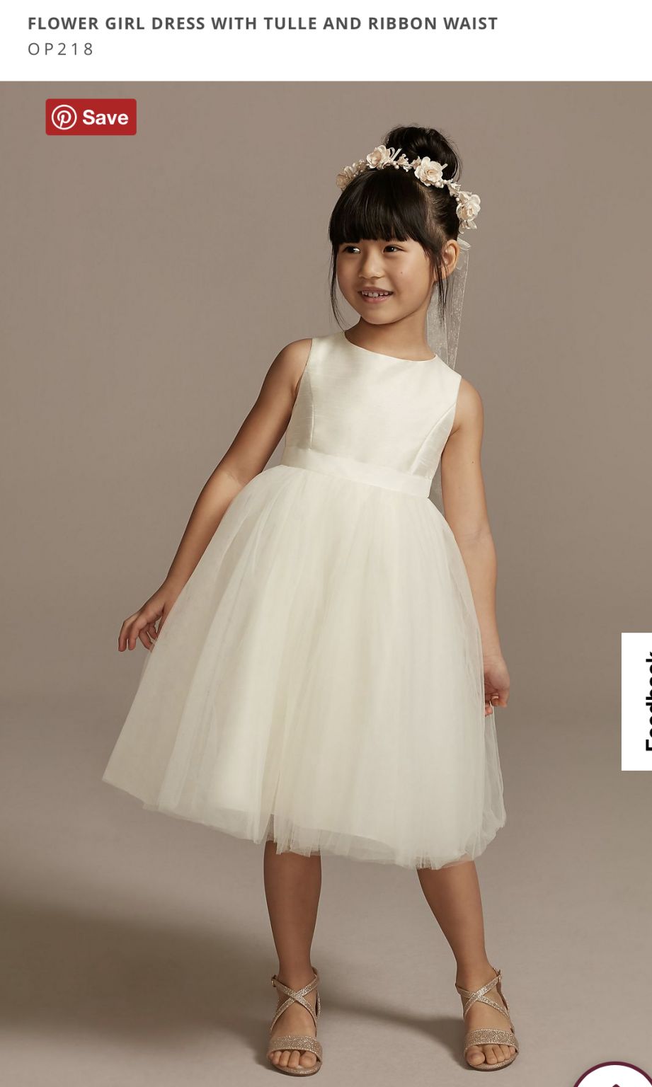 New Flower Girl outlets Dress - never worn